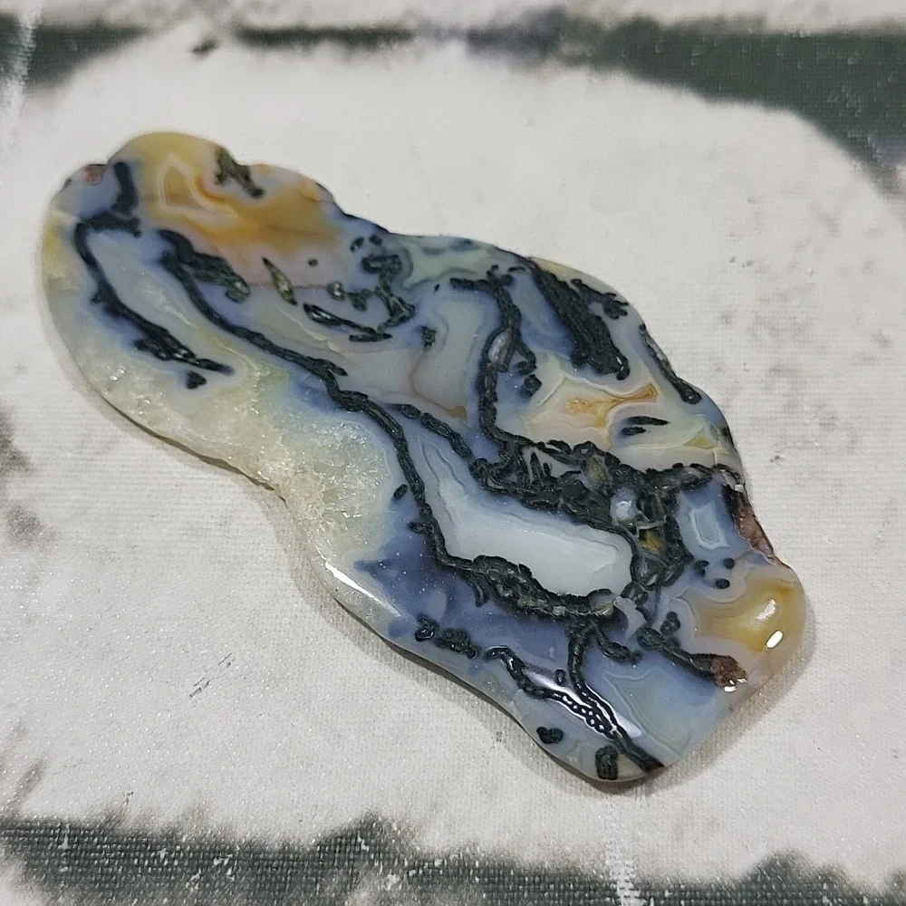 Tumbled Stones Polished Rock Agates Collection Glossy Natural Lot Of 10